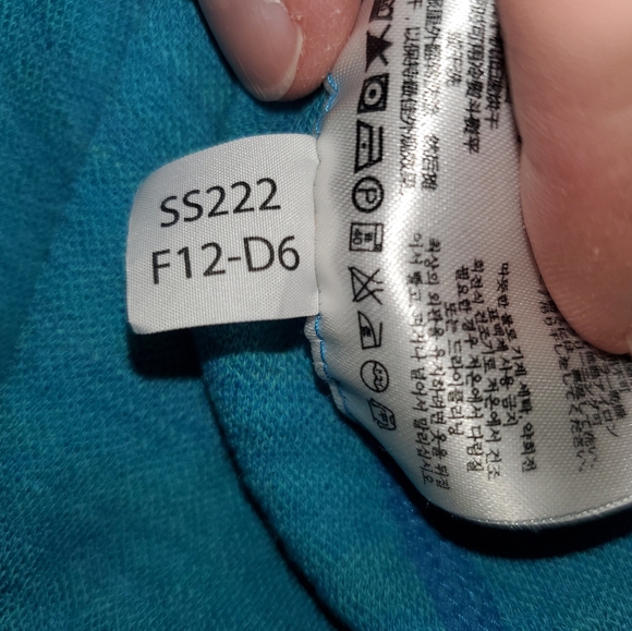 Smartwool Medium Blue Quarter-Zip Pullover - Picture 5 of 5